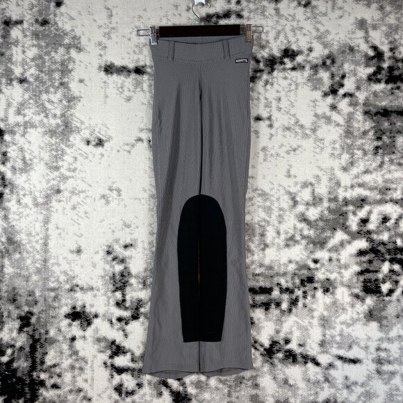 Kerrits Riding Pants Womens Size Extra Small Gray Flare‎ Leg Stretch - Picture 1 of 10